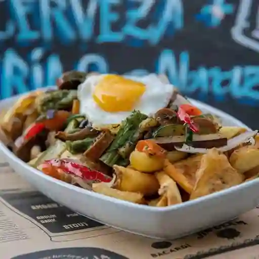 Chorrillana Vegetariana 2 a 4 Personas