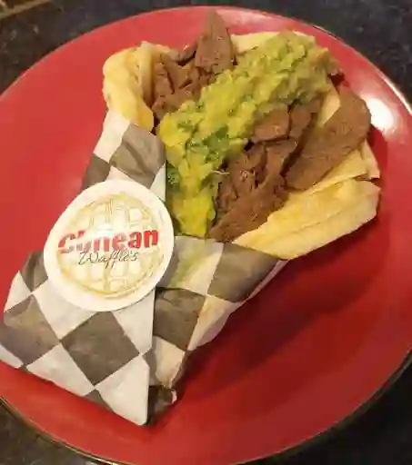 Waffle Guacamole Waffle