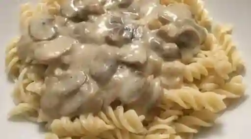 Espirales en Salsa de Champiñón