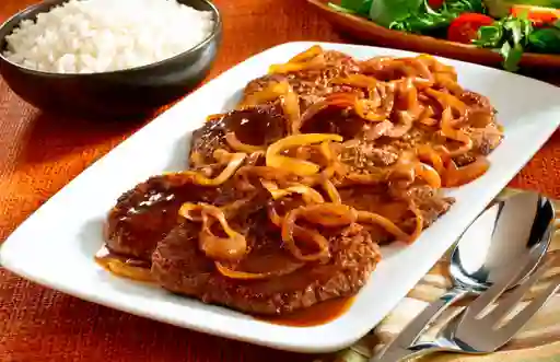Bistec Encebollado