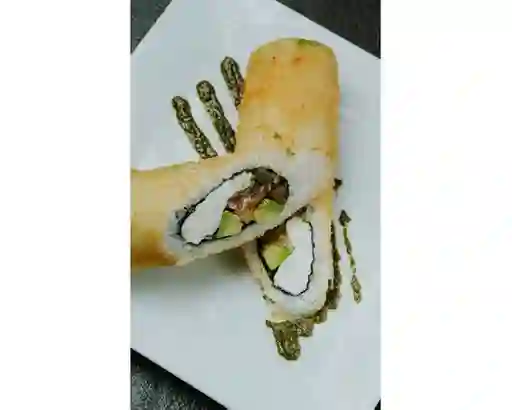 Hand Roll Palta, Queso Crema, Tomate y Pesto
