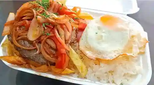 Bistec a lo Pobre Mediano