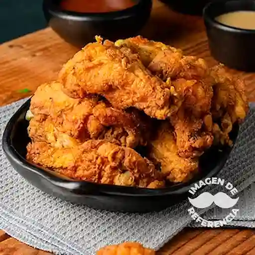 Pollo Broaster con Papas 6 Pzas