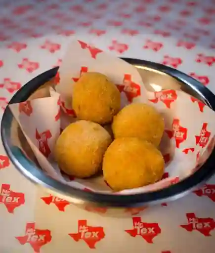 Cheesy Crispy Brisket Balls