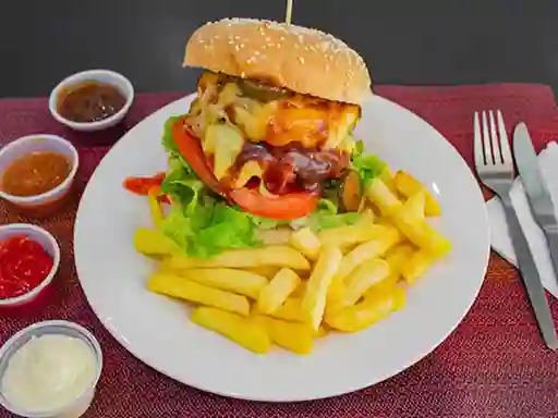 Vikinga Burger y Papas