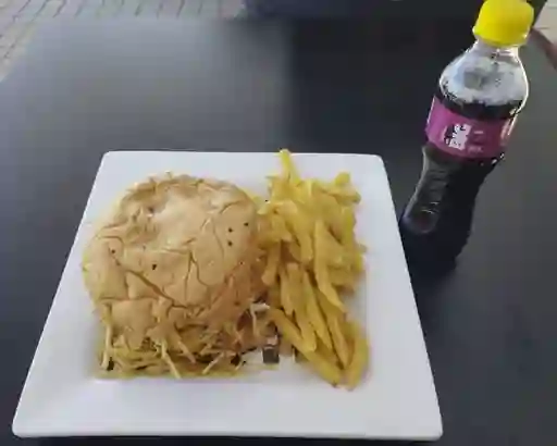 Hamburguesa Papas Bebida Big 350Ml