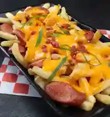 Salchi-Papas con Queso Chedar