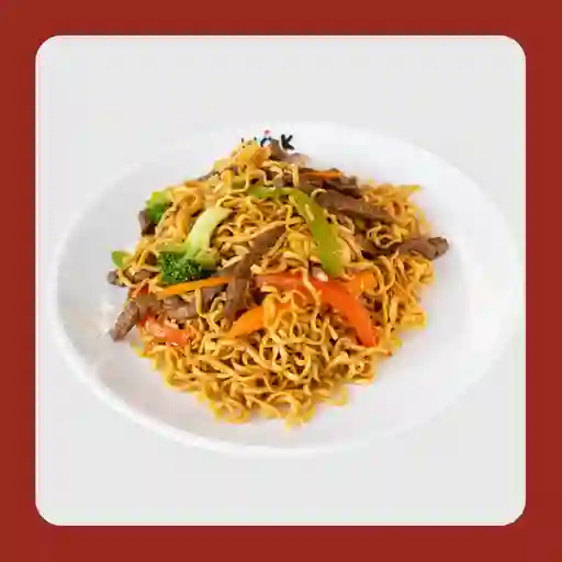 Fideo Chaumin con Carne