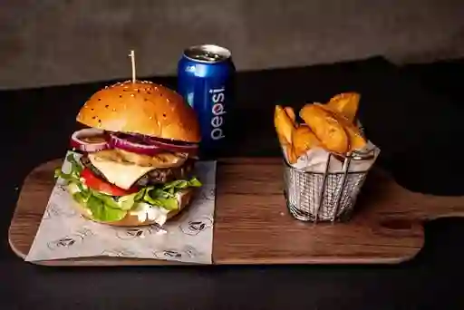 Hamburguesa la Hawaiana