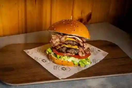 Hamburguesa Sola Doble Cheese Burger
