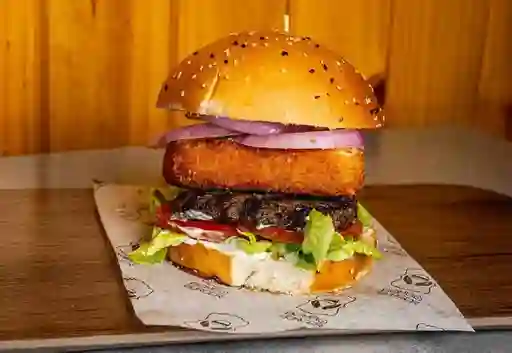 Hamburguesa Sola Fried Cheese Burger