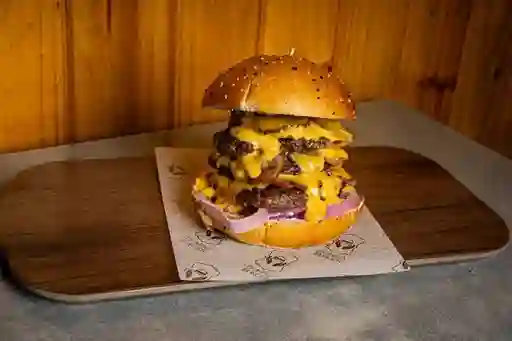 Hamburguesa Sola Triple Smash Burger
