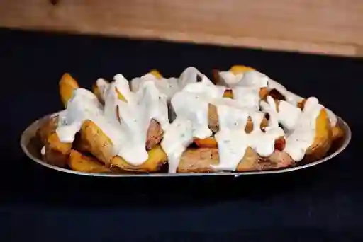 Papas Rústicas con Queso Azul