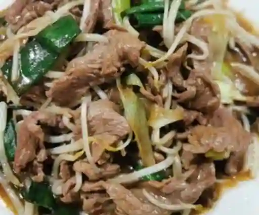 Carne diente de dragón papas