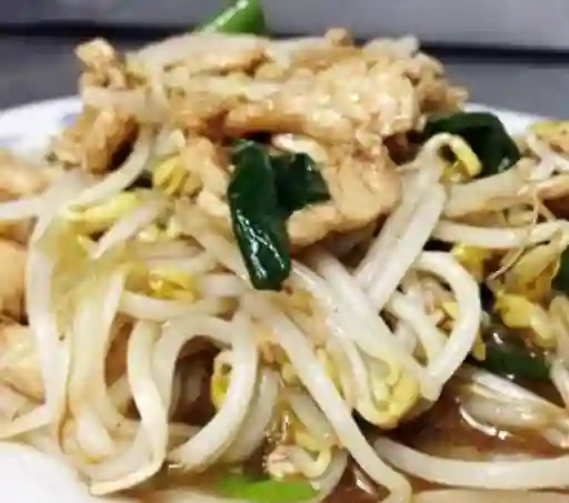 Pollo diente dragón papas