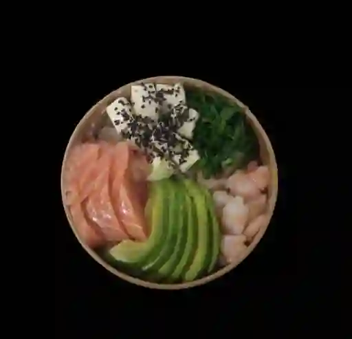 Gohan de Camarón y Salmón