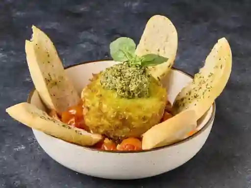 Burrata fritti e pomodoro