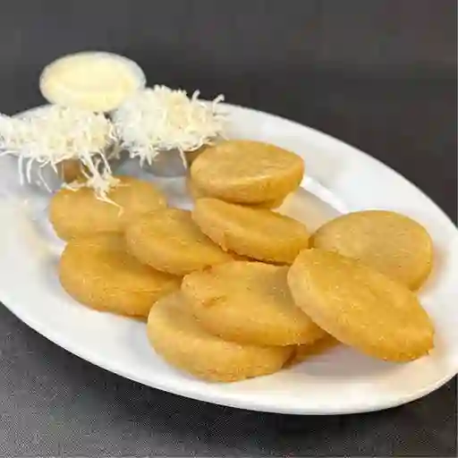 Arepitas con Queso Rayado y Nata