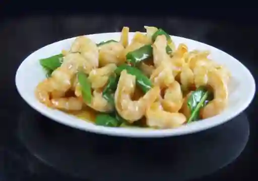 Camarón con Cebollín