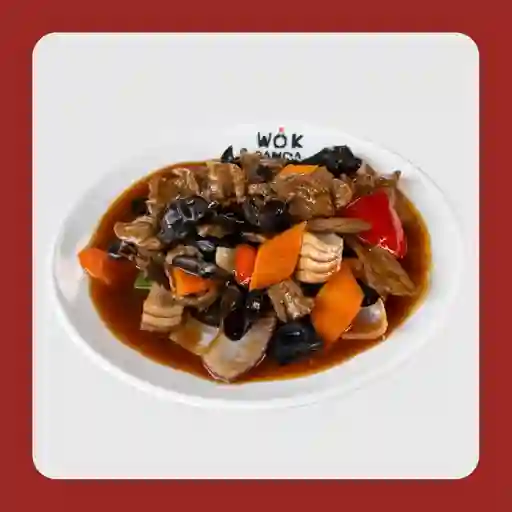 Carne con Algas Chinas