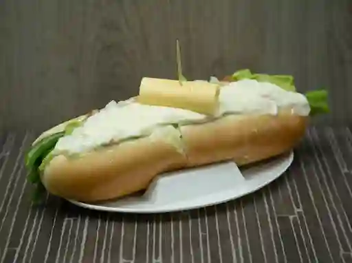 Hot Dog Vegetariano con Queso (Mediano)