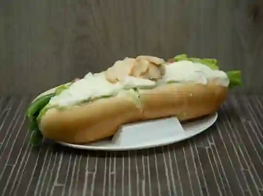 Hot Dog Vegetariano con Champiñón (Mediano)