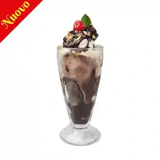 Brownie Nuez Con Helado