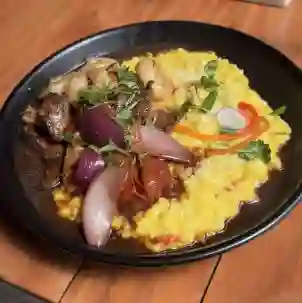 Risotto a la Huancaína 3 Sabores