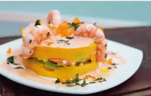 Causa De Langostinos