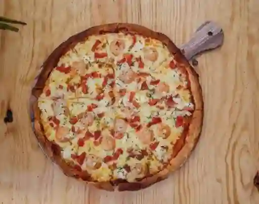 Pizza Camarón Pil Pil 2 Bebidas