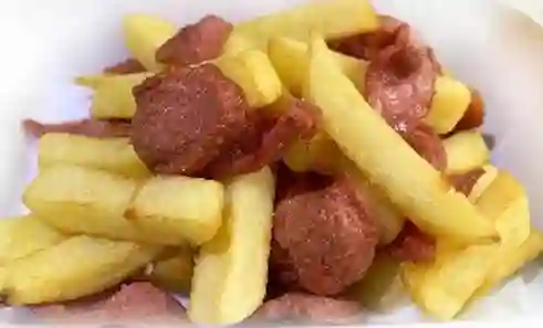 Salchipapas Veganas