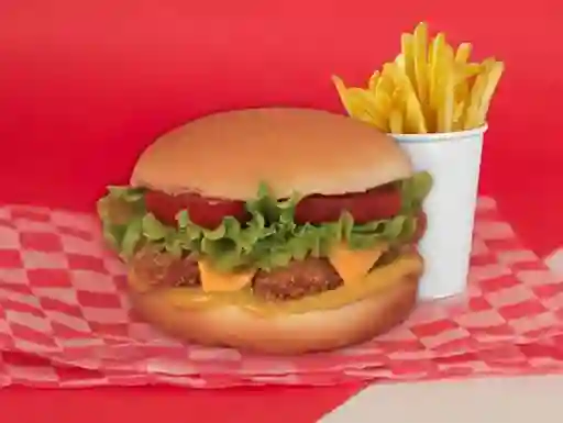 Crispy Louisiana Sándwich y Papas