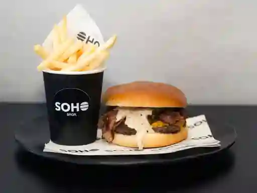 Soho Smoke Bacon + Papas