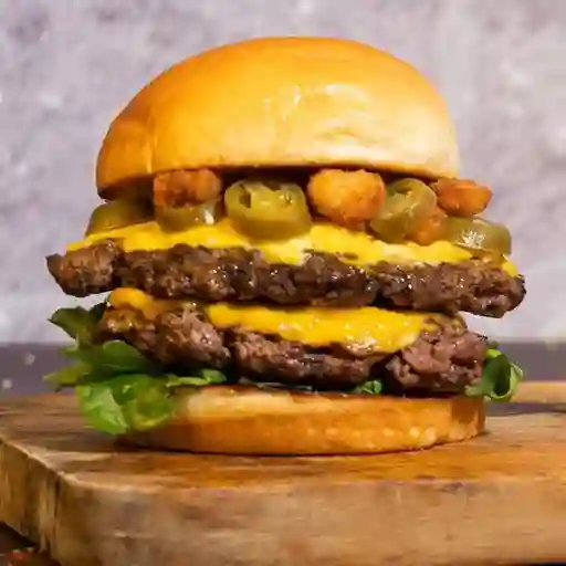 Hot Crispy Doble con Papas Fritas