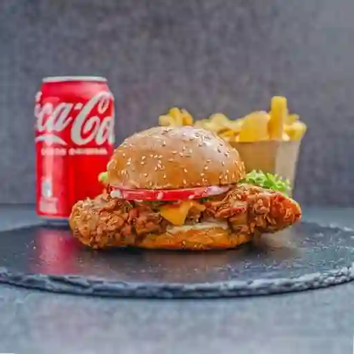 Chicken Classic + Papas Fritas