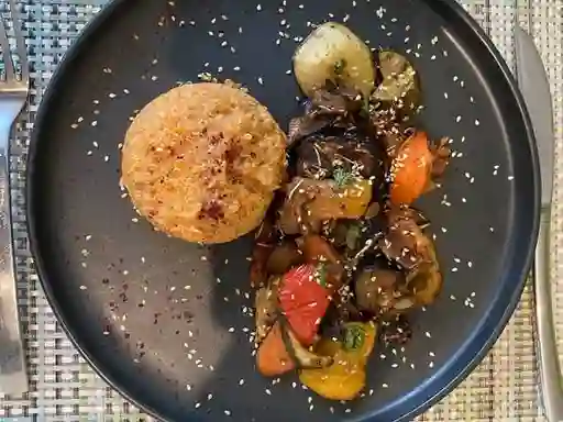 Risotto de Quinoa con Verduras Crocantes