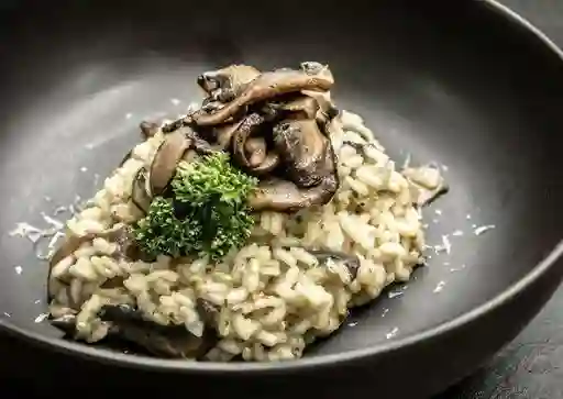 Risotto de Champiñon con Queso y Tofu