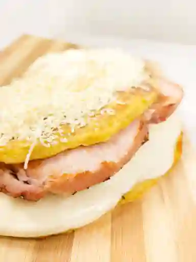 Cachapa con Chuleta Ahumada