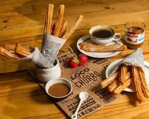 18 Churros Españoles con 3 Salsas