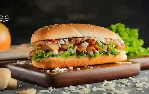 Sandwich Pollo a Lo Pobre