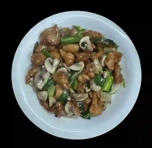 Chancho con Champiñones