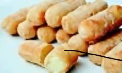 10 Deditos Apanados Rellenos con Queso