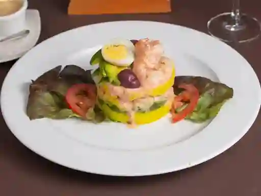 Causa de Camarones