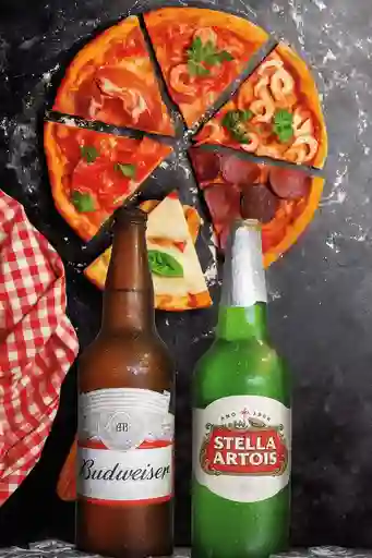 Pizza Familiar + Cerveza 1 Lts