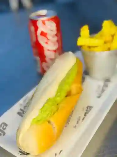 Completo Italiano, Papas Fritas, Bebida