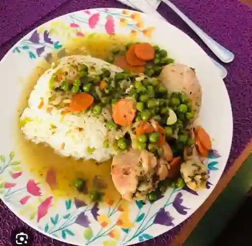Pollo con Verdura