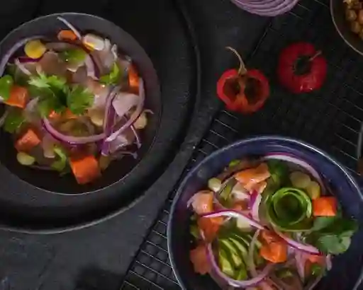 Promo 2 Ceviches 2 Acompañamientos