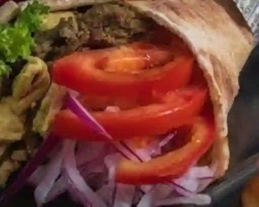 Mixto (Chicken & Meat) 1 Acompañamiento 1 Salsa