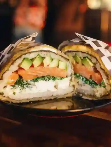 Sushiburger de salmón