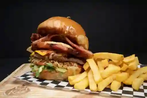 Burger Especial Full Papas Fritas